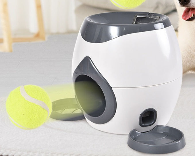 Smart Pet Feeder Tennis Ball Missing Device Throwing Reward Machine