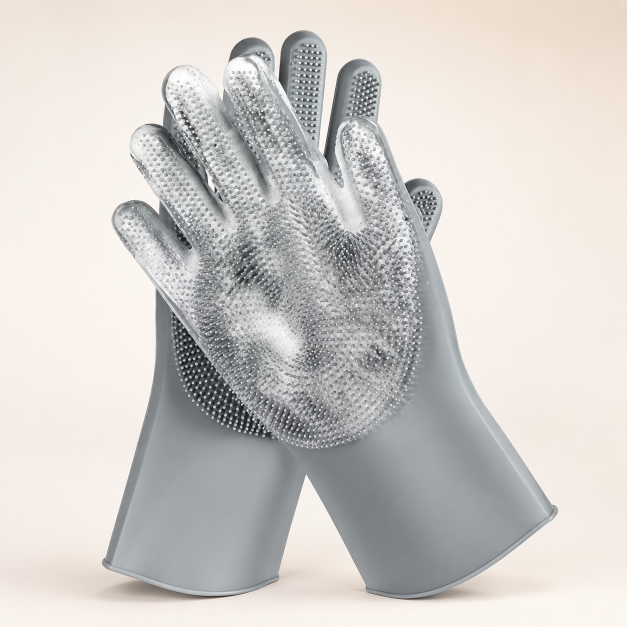 Pet Grooming Massage Glove | Silicone Bathing Mitt for Dogs & Cats