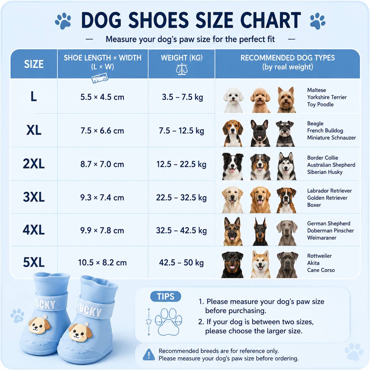 Waterproof Anti-Slip Silicone Rain Boots for Dogs