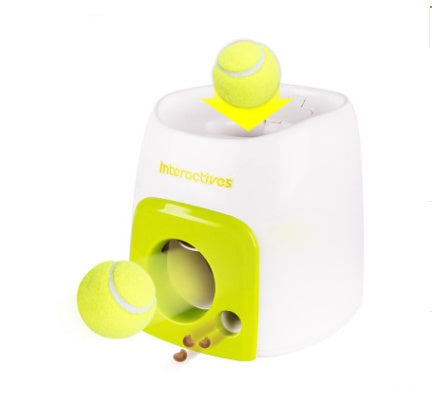 Smart Pet Feeder Tennis Ball Missing Device Throwing Reward Machine