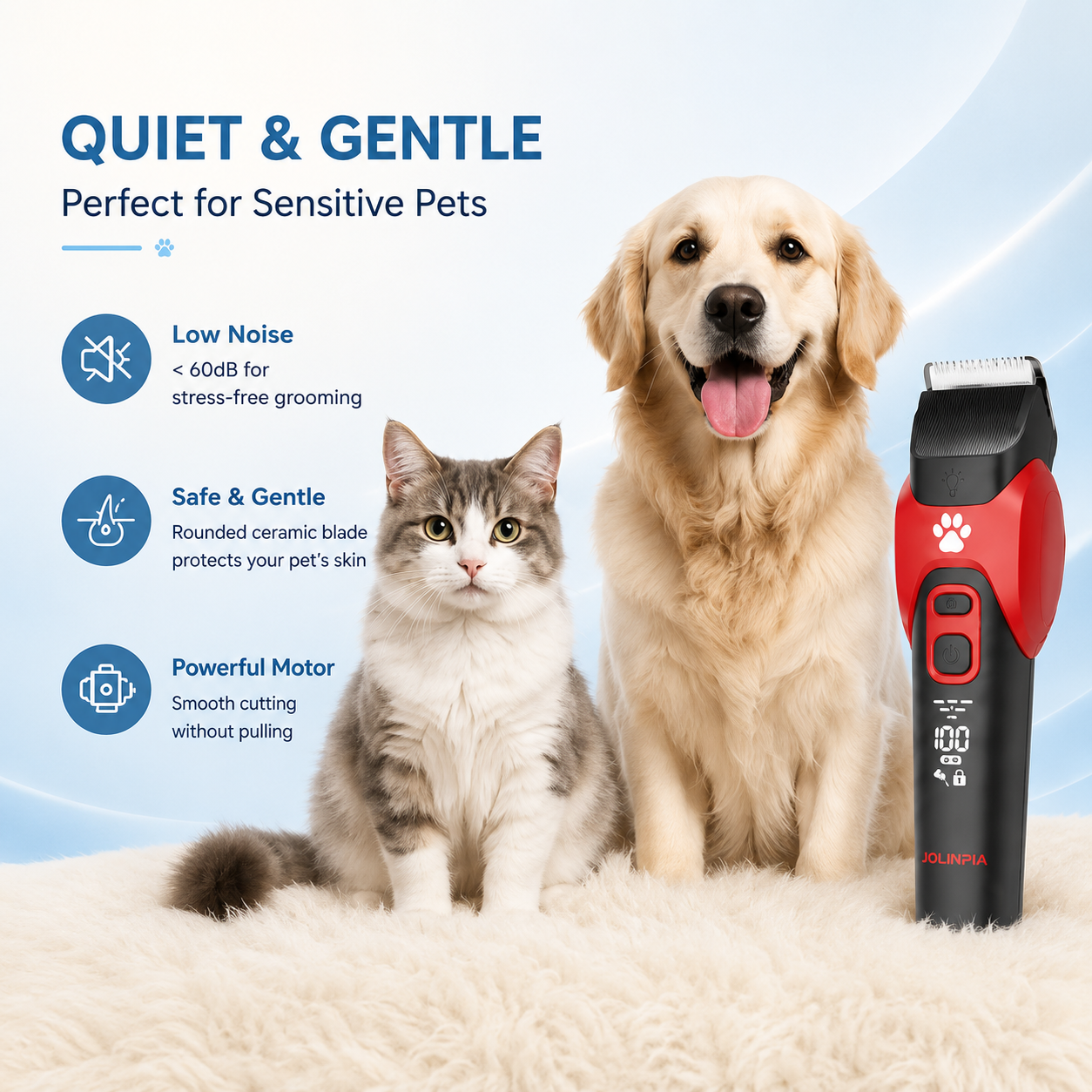 Rechargeable Pet Hair Clipper