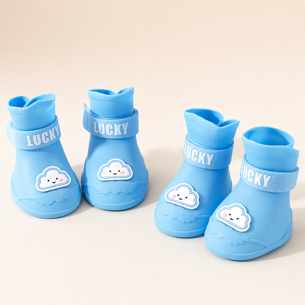 Waterproof Anti-Slip Silicone Rain Boots for Dogs