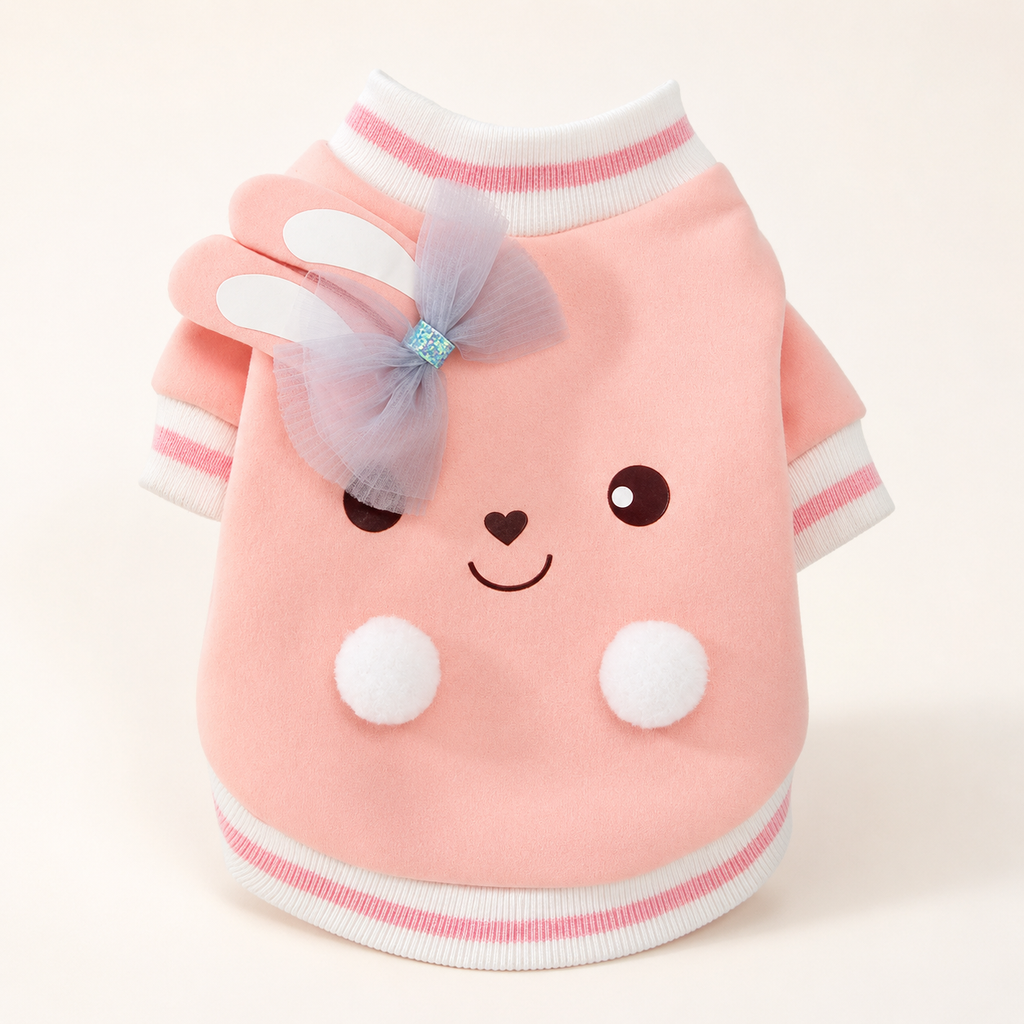 Dog Sweater Pink Rabbit