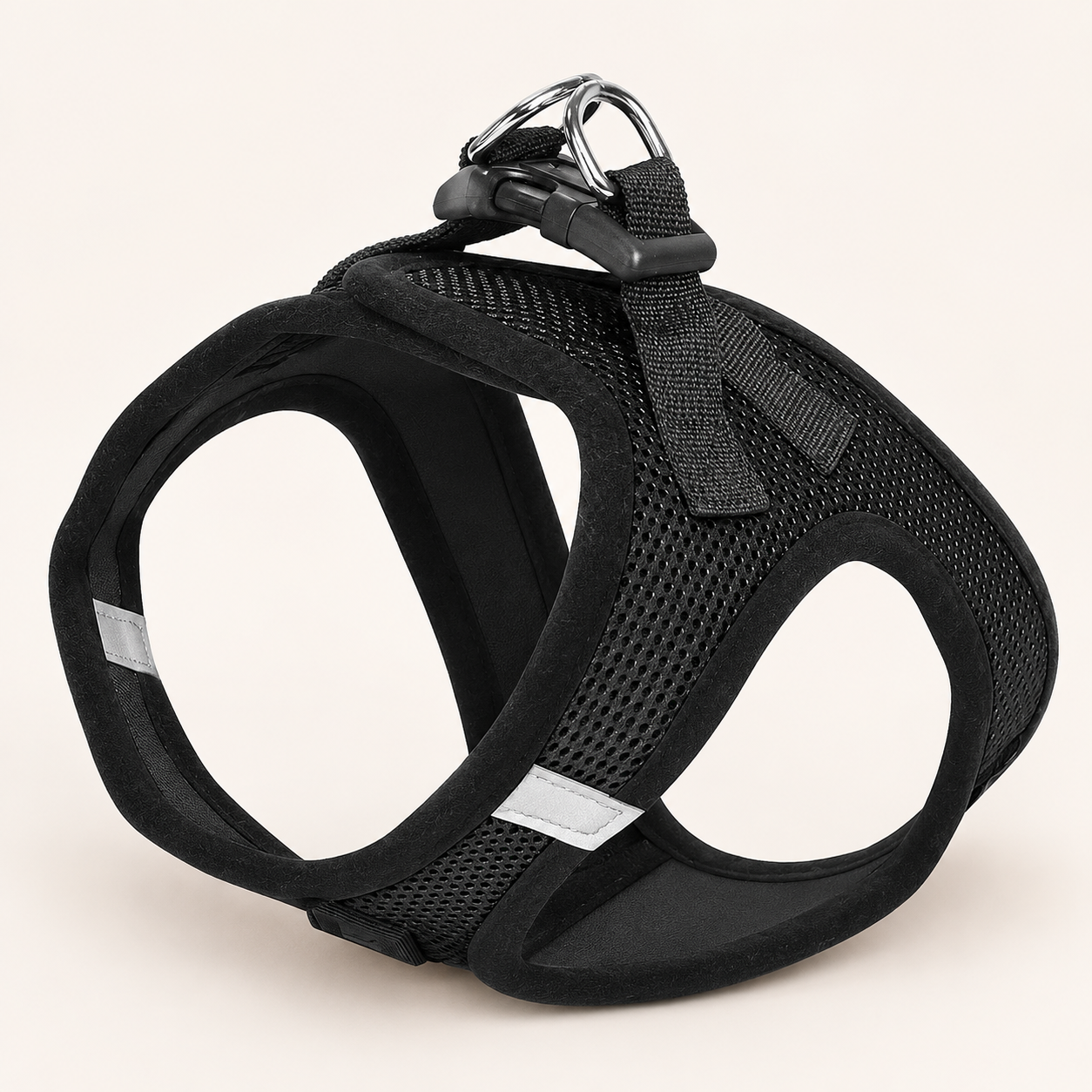 Reflective Mesh Dog Harness & Leash – Breathable Vest Style