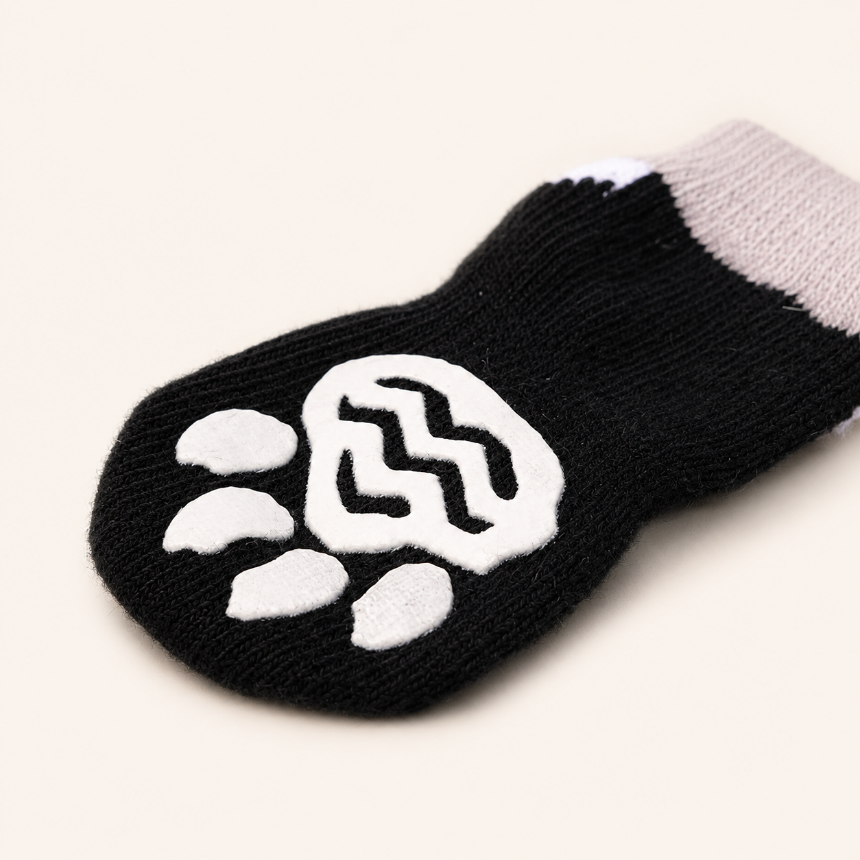 Dog Cotton Socks – Patterned Non-Slip Foot Cover (2 Pairs)