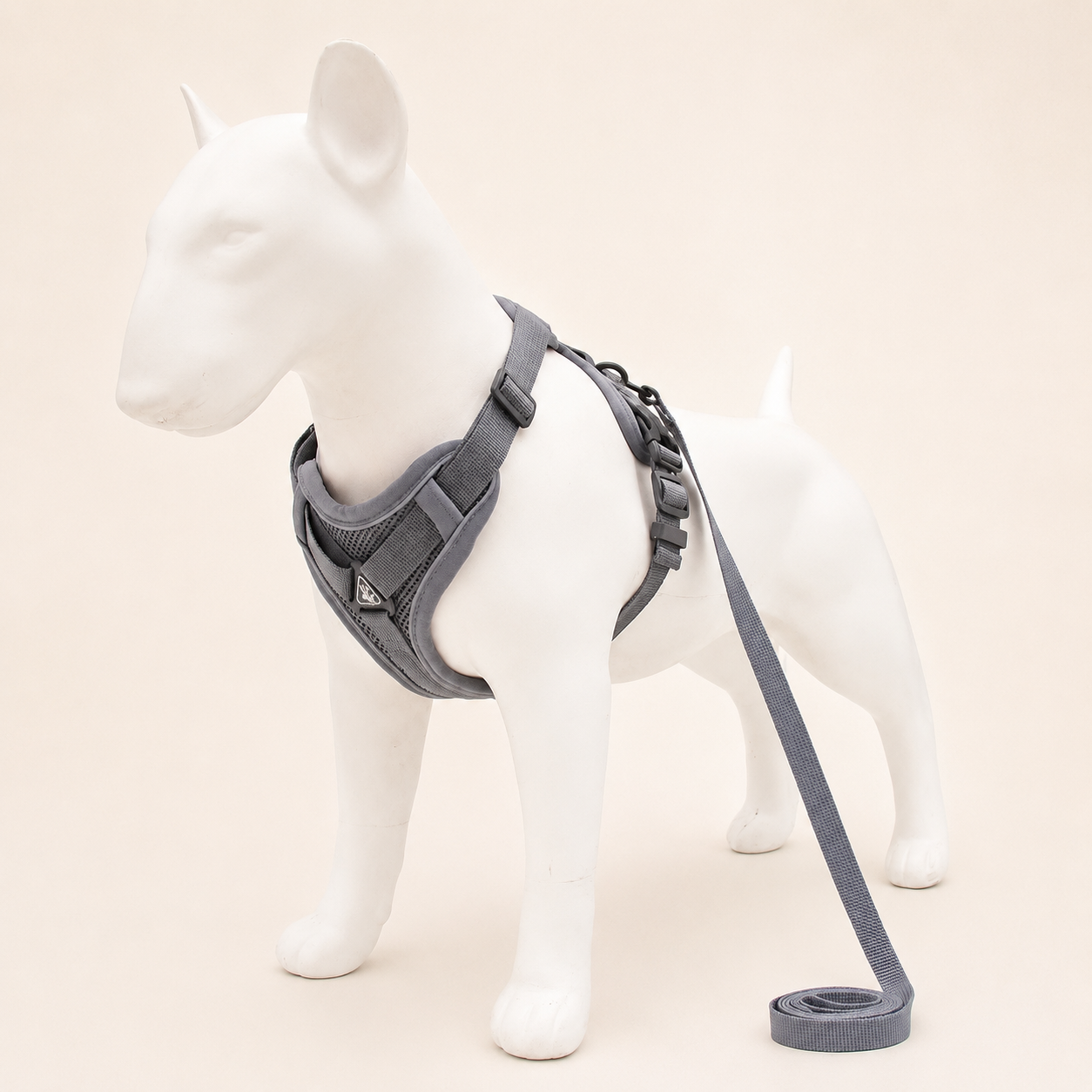 Reflective Dog Harness – Adjustable Nylon Vest for Small to XL Dogs