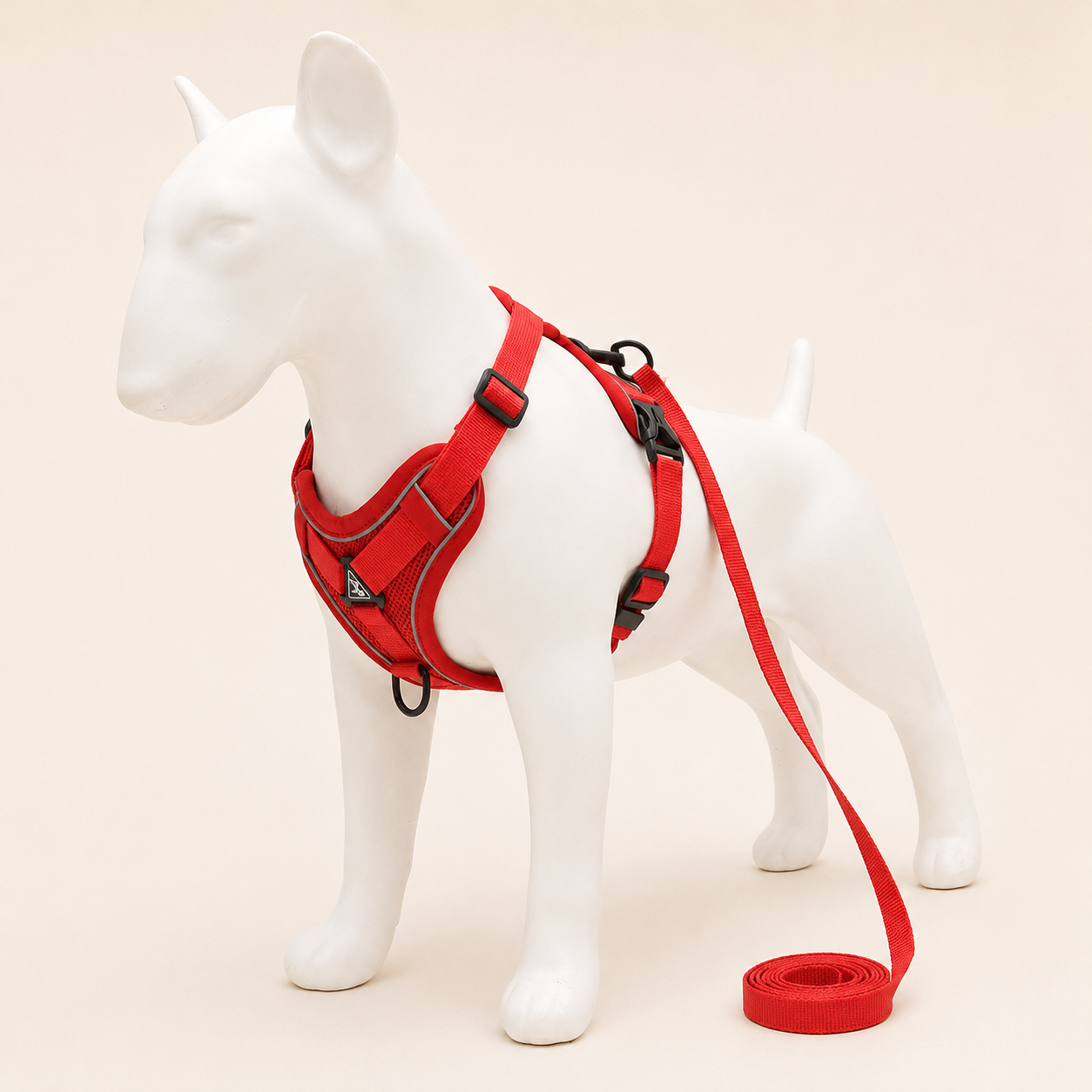 Reflective Dog Harness – Adjustable Nylon Vest for Small to XL Dogs