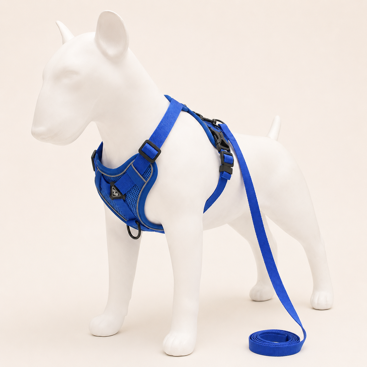 Reflective Dog Harness – Adjustable Nylon Vest for Small to XL Dogs
