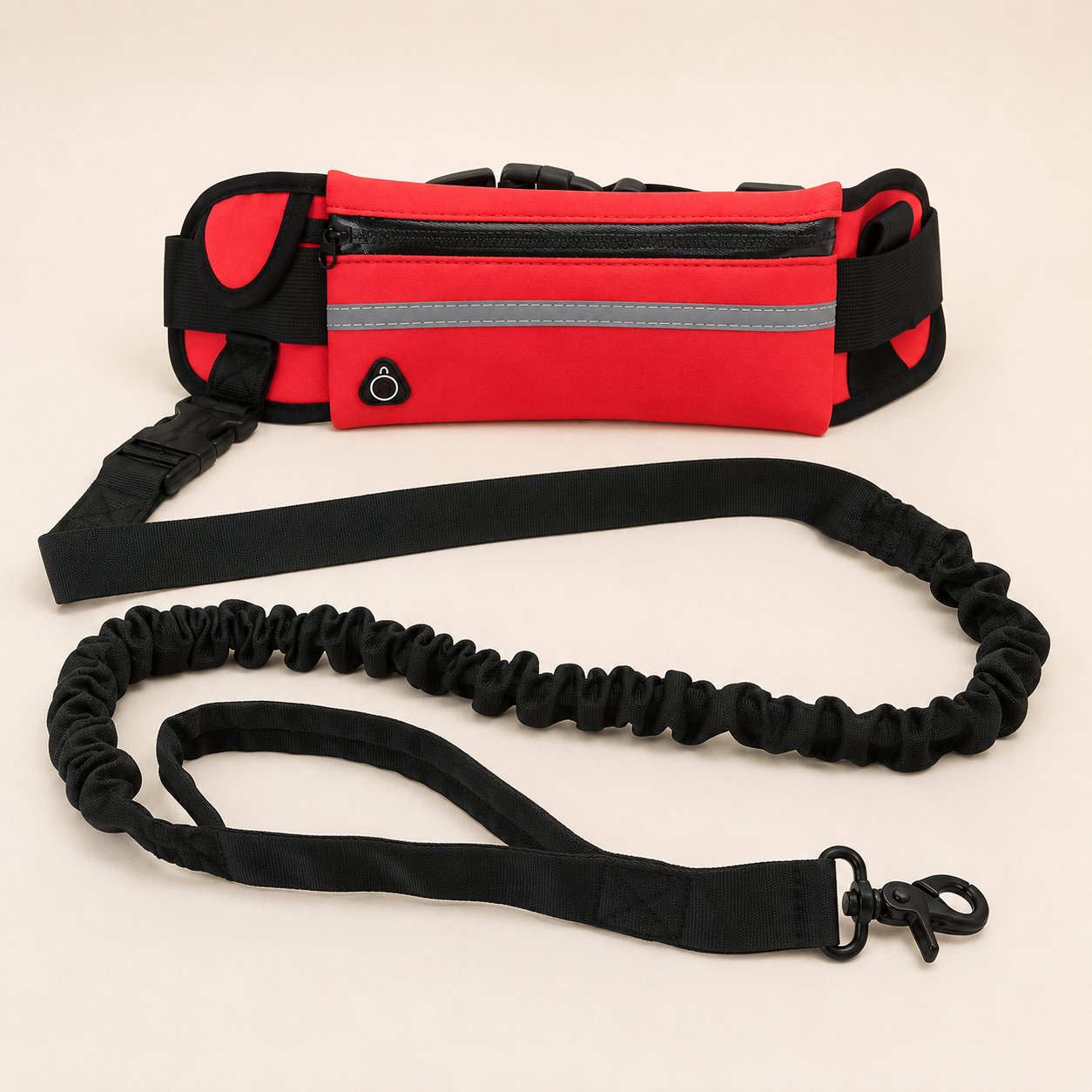 Hands-Free Dog Leash with Waist Bag