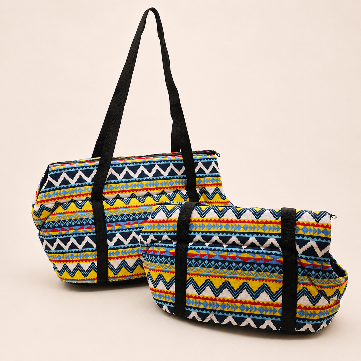 Canvas Pet Carrier Bag – Breathable Shoulder Bag for Cats & Dogs