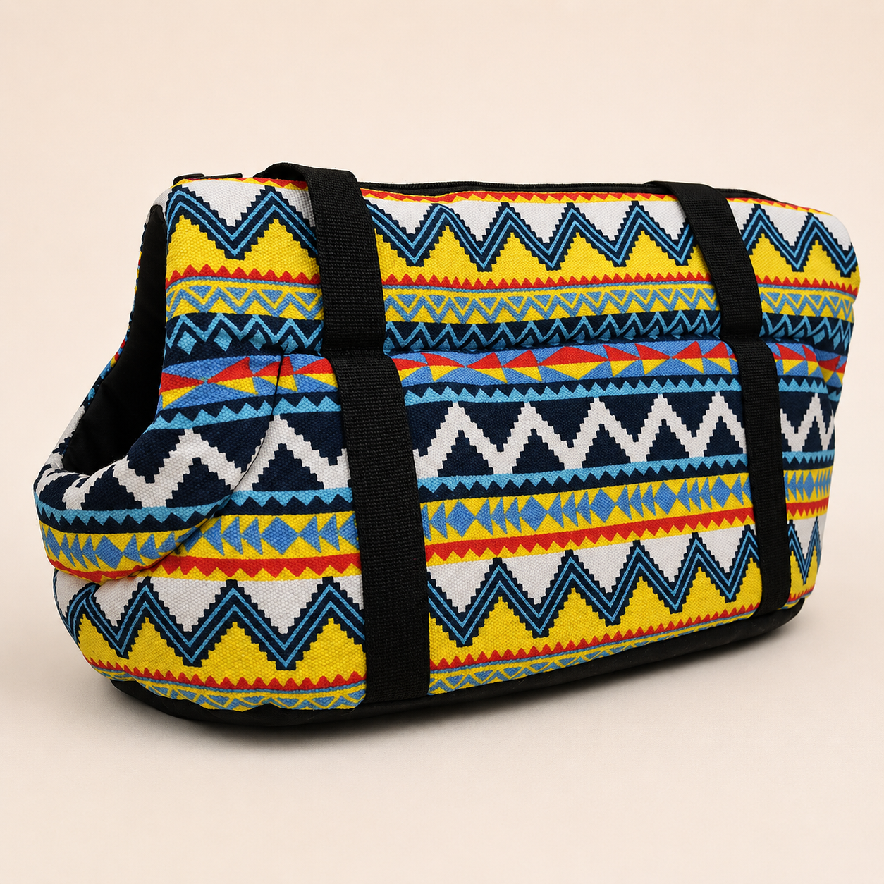Canvas Pet Carrier Bag – Breathable Shoulder Bag for Cats & Dogs