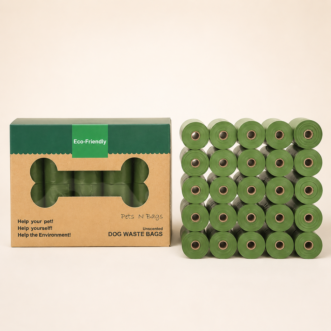 Biodegradable Dog Waste Bags – Thick, Leak-Proof Rolls