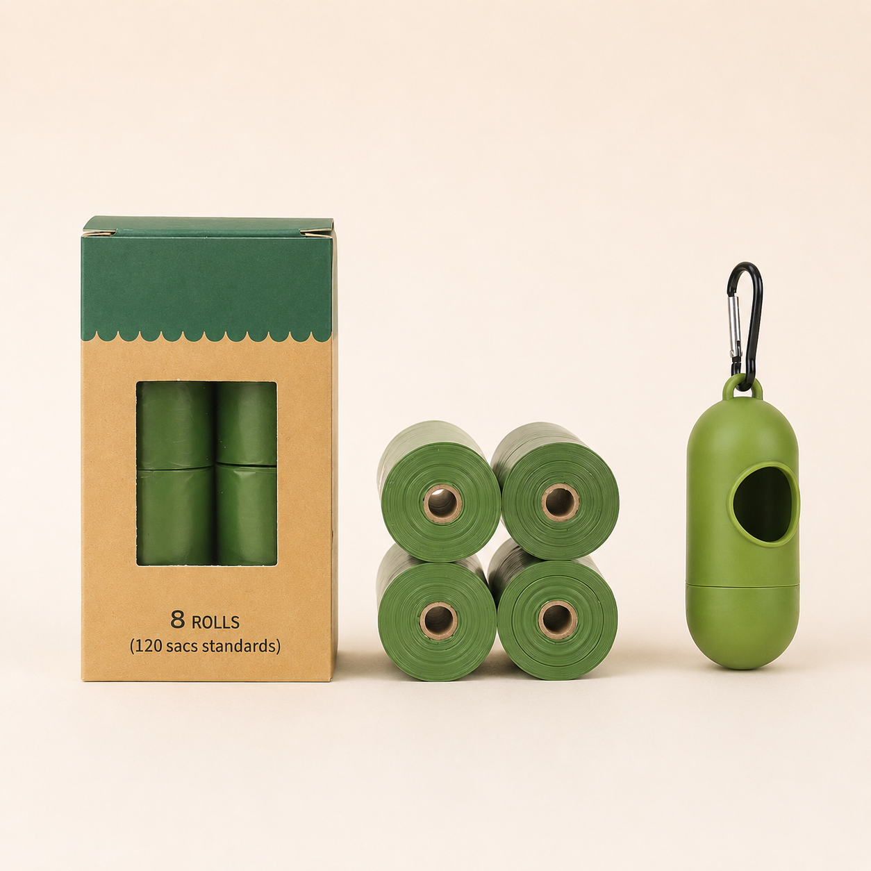 Biodegradable Dog Waste Bags – Thick, Leak-Proof Rolls