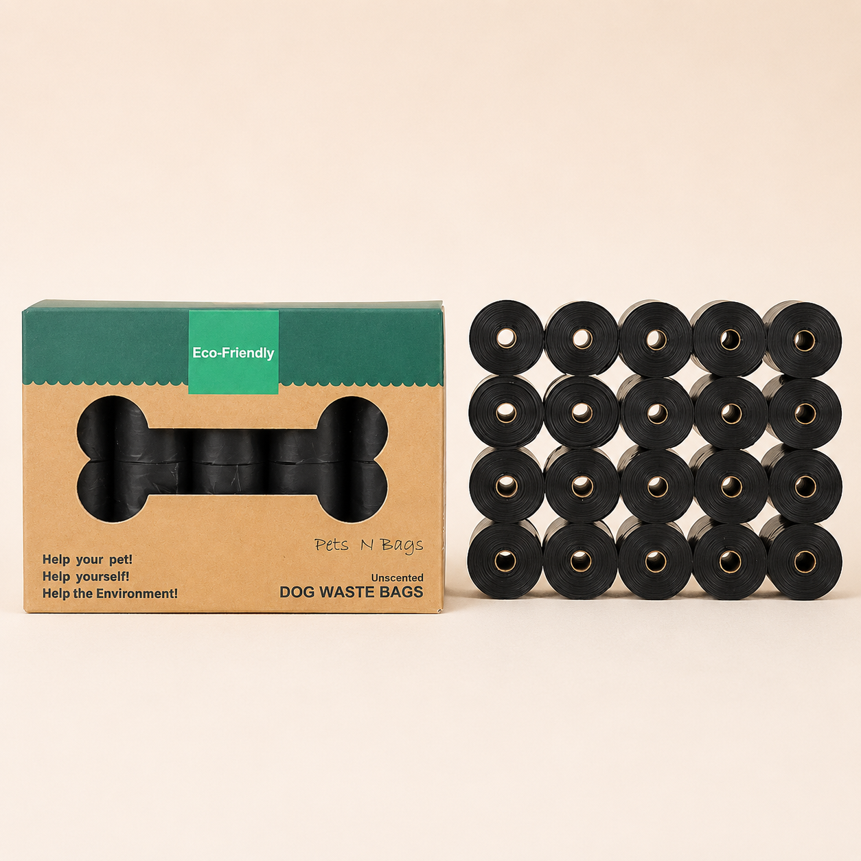 Biodegradable Dog Waste Bags – Thick, Leak-Proof Rolls