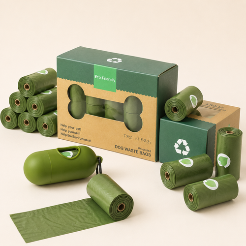 Biodegradable Dog Waste Bags – Thick, Leak-Proof Rolls