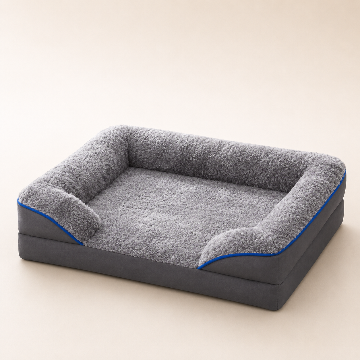 Modern Faux Leather Dog Couch — Waterproof & Non-Slip