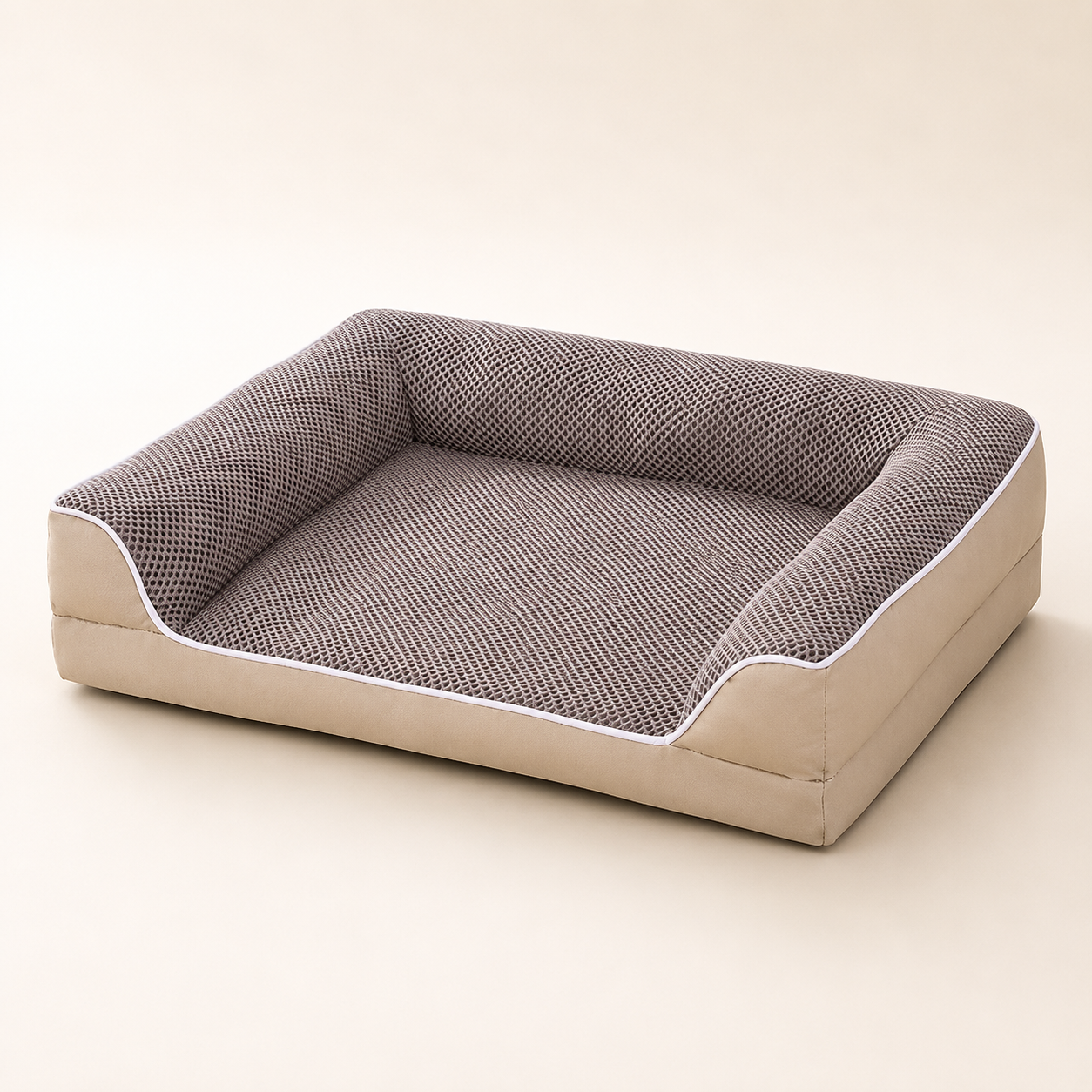 Modern Faux Leather Dog Couch — Waterproof & Non-Slip
