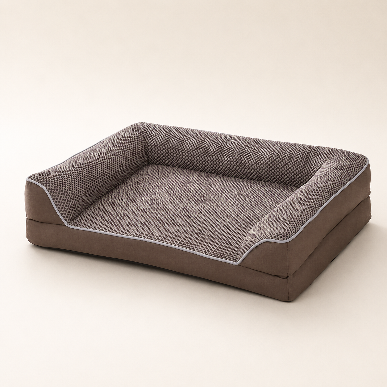 Modern Faux Leather Dog Couch — Waterproof & Non-Slip