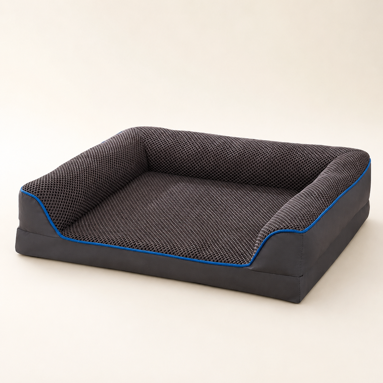 Modern Faux Leather Dog Couch — Waterproof & Non-Slip