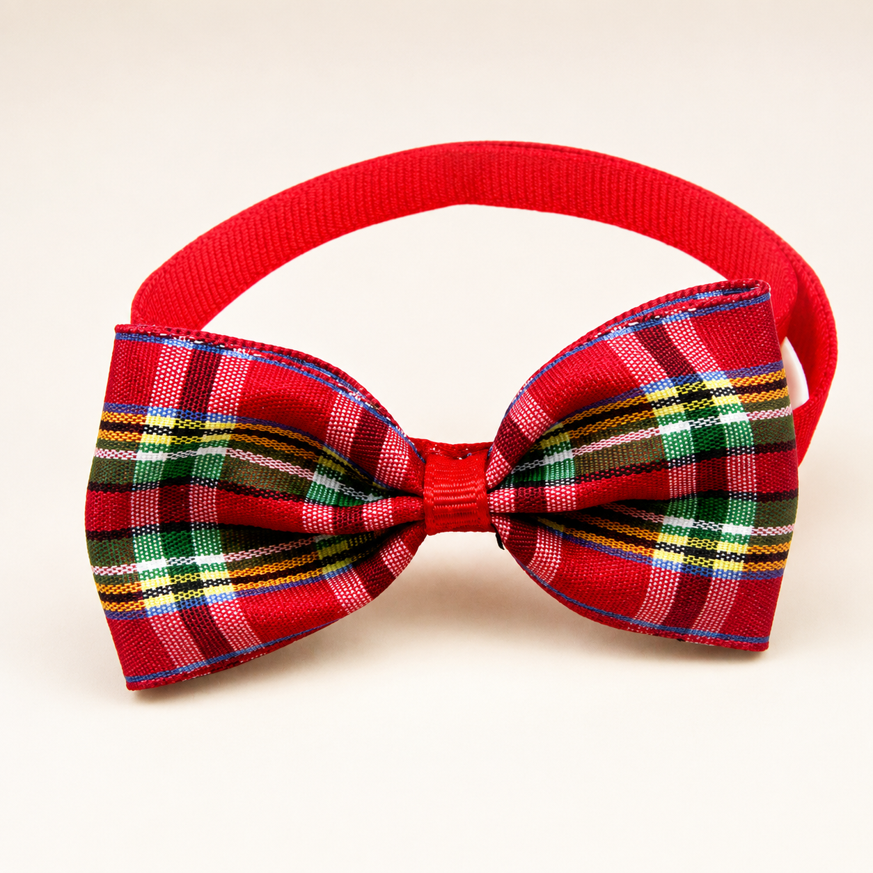 Plaid Bow Tie & Scarf Set for Cats and Dogs (1pc or 2pc)