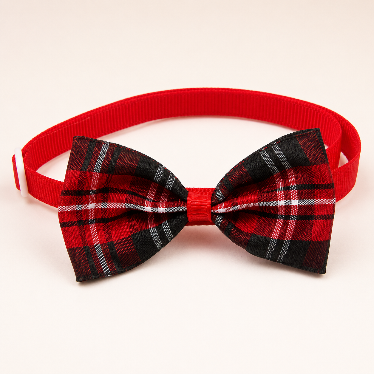 Plaid Bow Tie & Scarf Set for Cats and Dogs (1pc or 2pc)