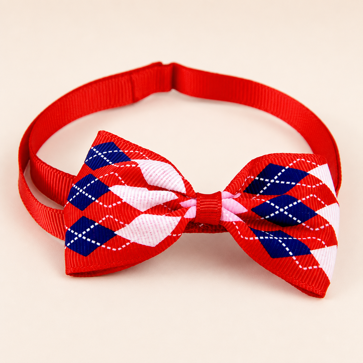 Plaid Bow Tie & Scarf Set for Cats and Dogs (1pc or 2pc)