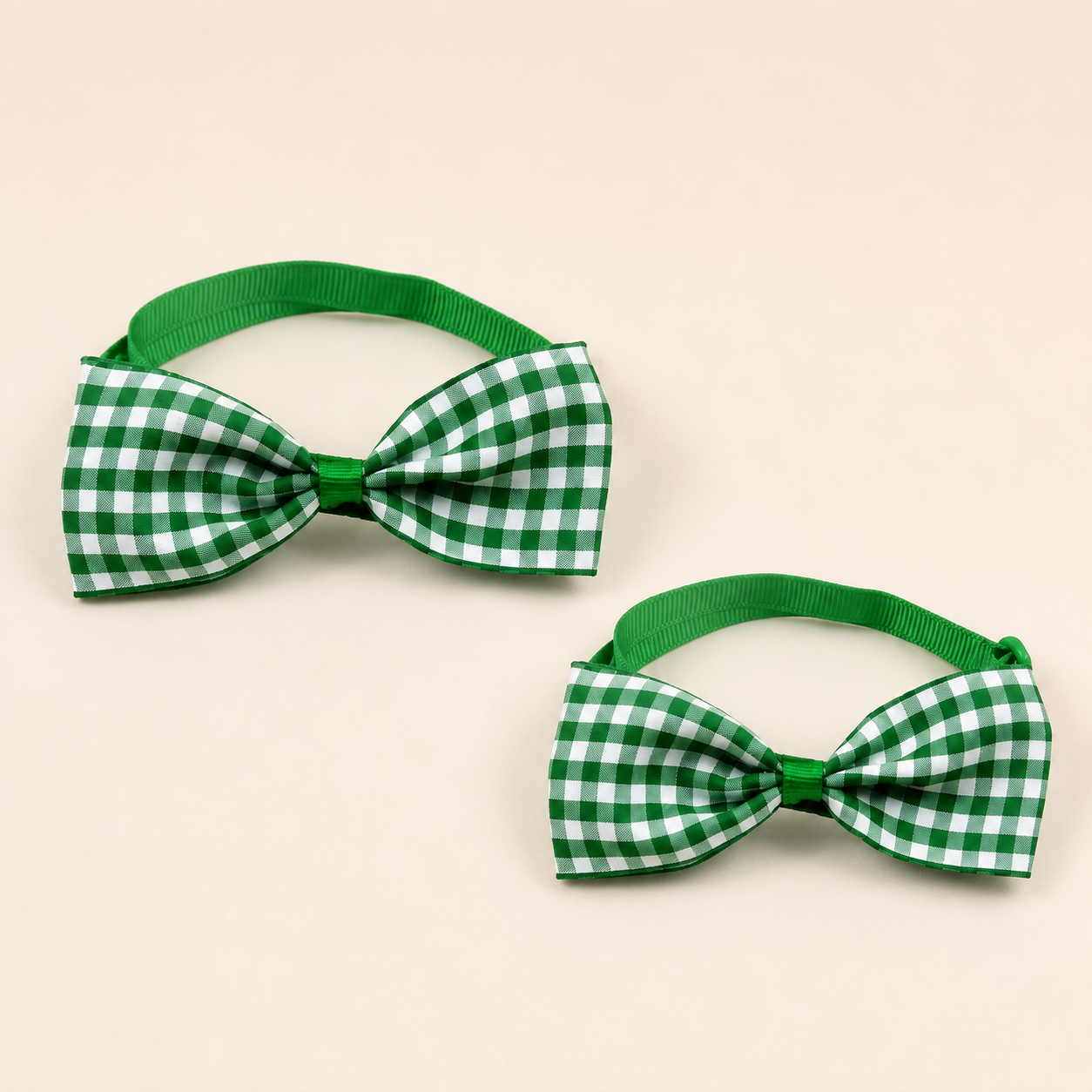 Plaid Bow Tie & Scarf Set for Cats and Dogs (1pc or 2pc)