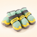 Dog Shoes for Hot Pavement | Breathable 4-Pack Boots with Reflective Straps