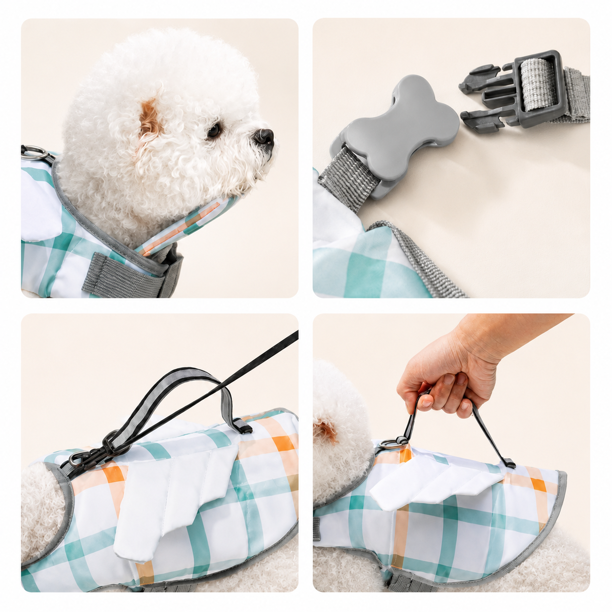 Adjustable Dog Life Vest with Rescue Handle - Image 4