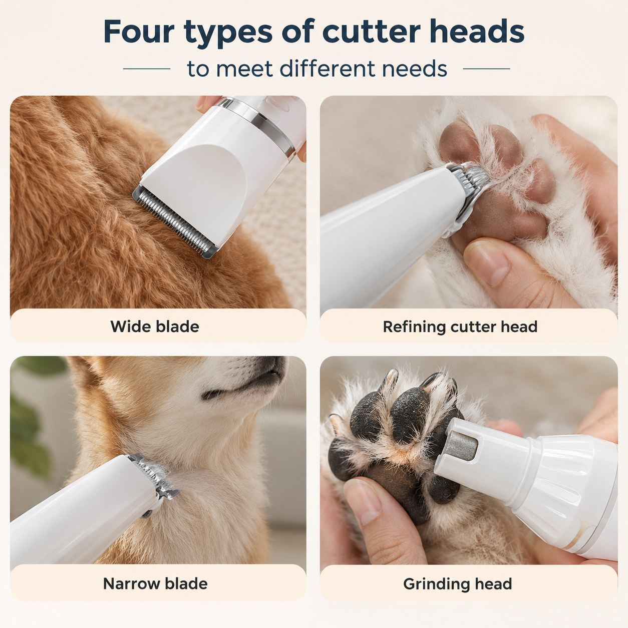 Pet Grooming Kit – 4-in-1 Cordless Electric Clippers & Nail Trimmer - Image 6