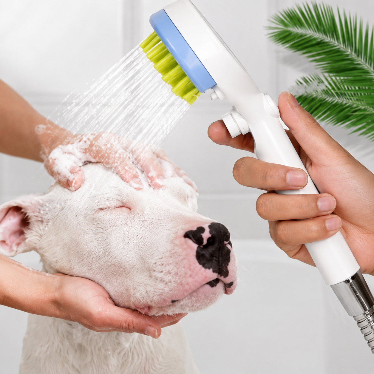Pet Bath Brush – Massage & Rinse Sprayer for Dogs and Cats - Image 7