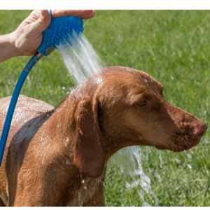 Dog Bathing Glove | Silicone Massage Brush for Easy At-Home Baths