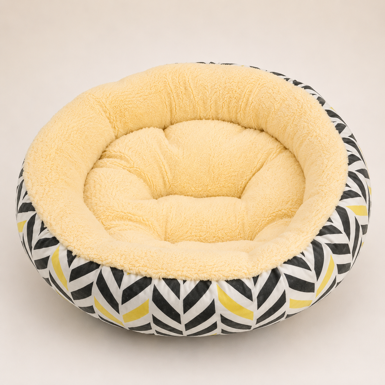 Round Pet Bed – Plush Nest in 21 Styles, One Size Fits Most - Image 2