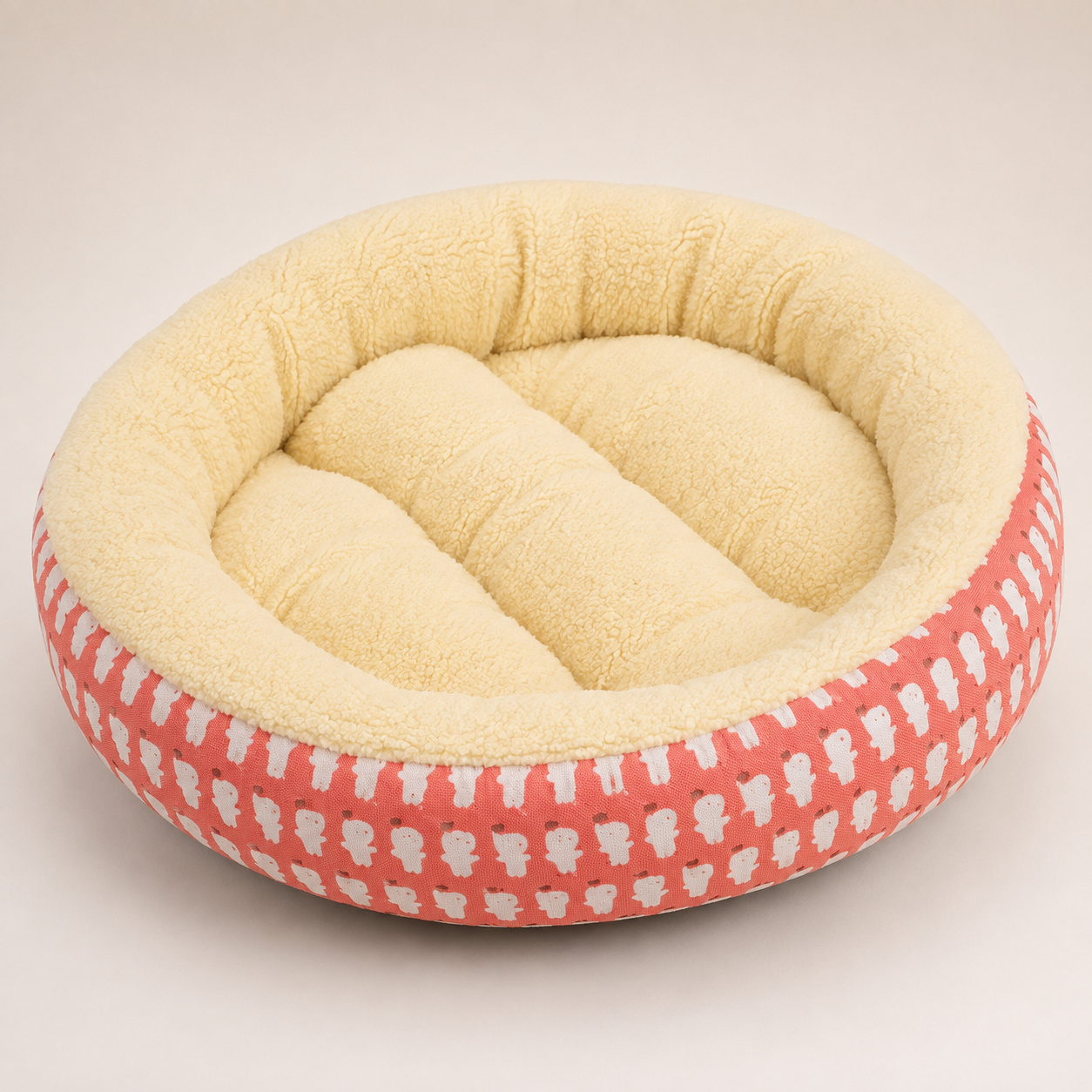 Round Pet Bed – Plush Nest in 21 Styles, One Size Fits Most - Image 6