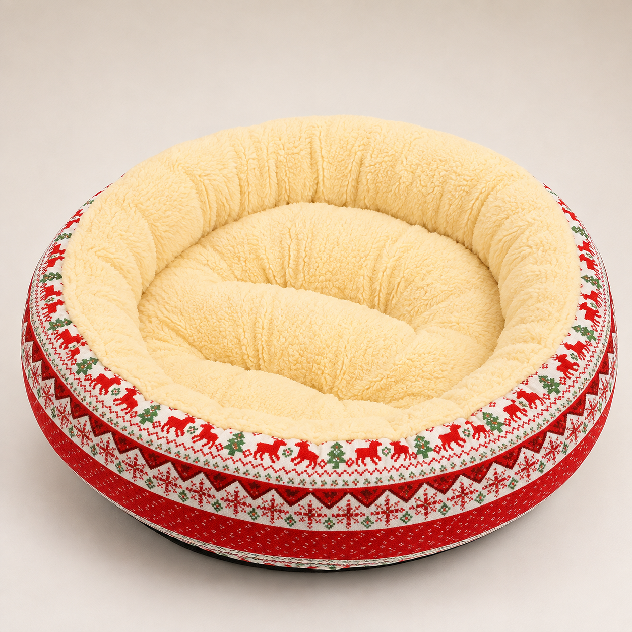 Round Pet Bed – Plush Nest in 21 Styles, One Size Fits Most - Image 7
