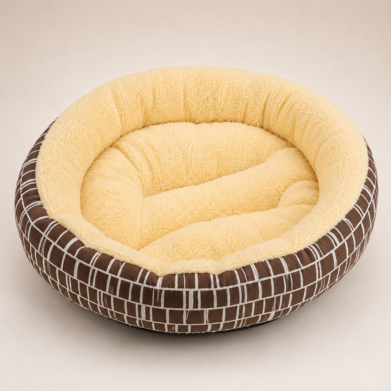 Round Pet Bed – Plush Nest in 21 Styles, One Size Fits Most - Image 8