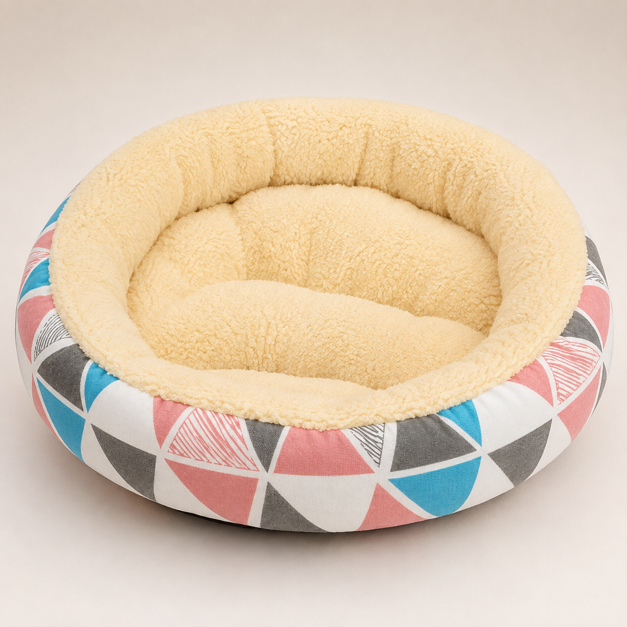 Round Pet Bed – Plush Nest in 21 Styles, One Size Fits Most - Image 11
