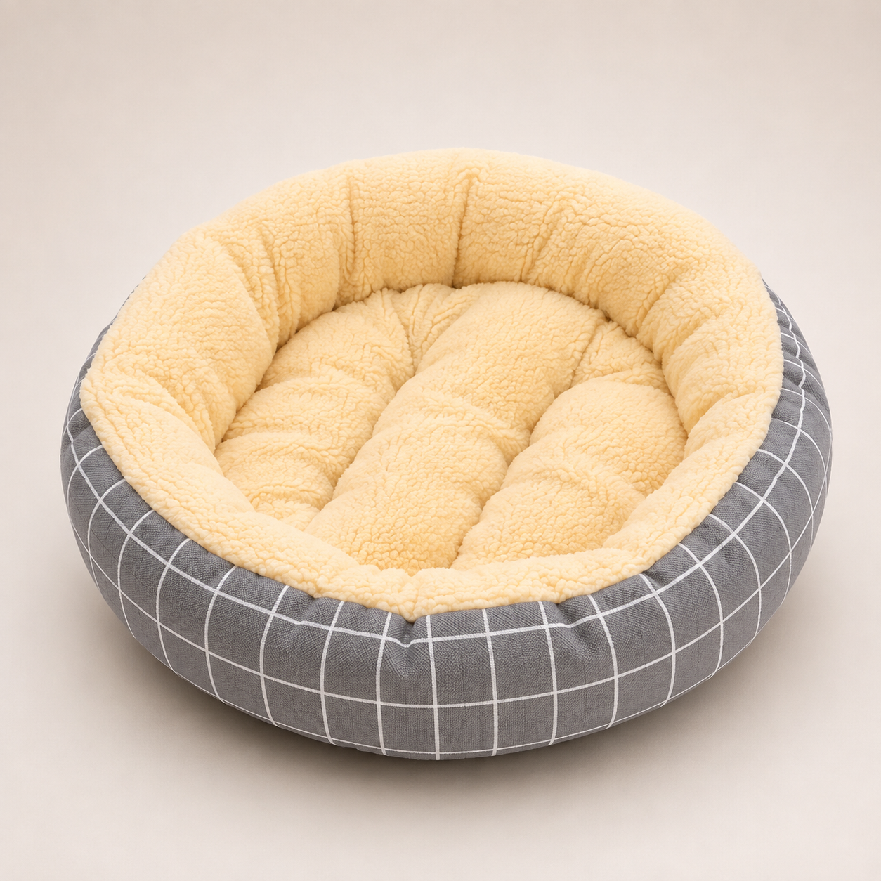 Round Pet Bed – Plush Nest in 21 Styles, One Size Fits Most - Image 20