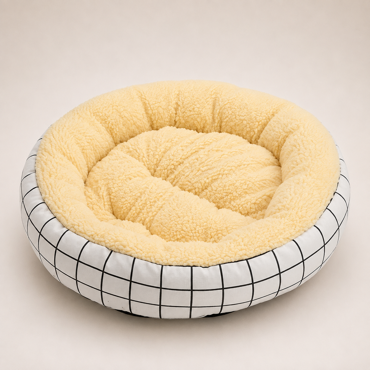 Round Pet Bed – Plush Nest in 21 Styles, One Size Fits Most - Image 22