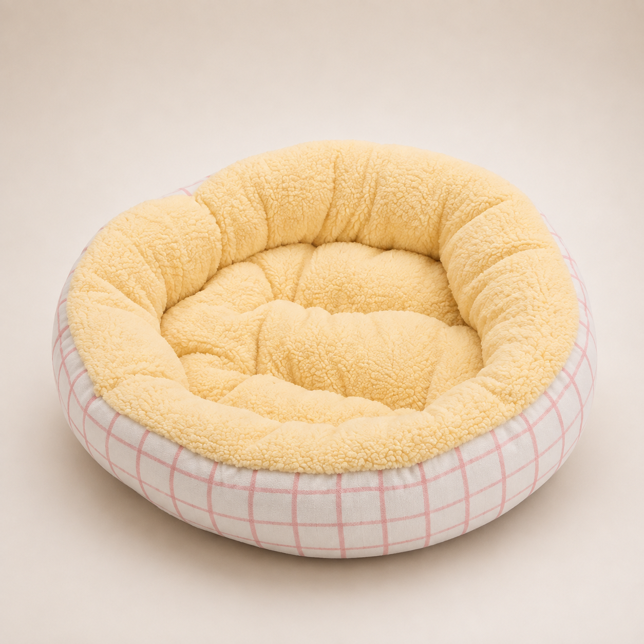 Round Pet Bed – Plush Nest in 21 Styles, One Size Fits Most - Image 23