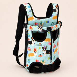 Dog Backpack Carrier with Mesh Window for Small Dogs and Cats