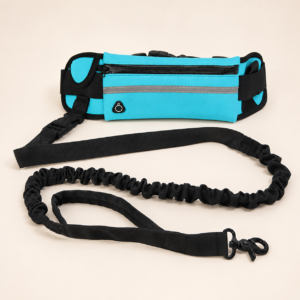 Hands-Free Dog Leash with Waist Bag – Bungee Leash for Walking