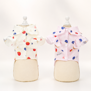 Ruffle Collar Dog Shirt — Thin Spring & Summer Pet Clothes