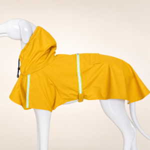 Waterproof Dog Raincoat with Reflective Strip for Safe, Dry Walks