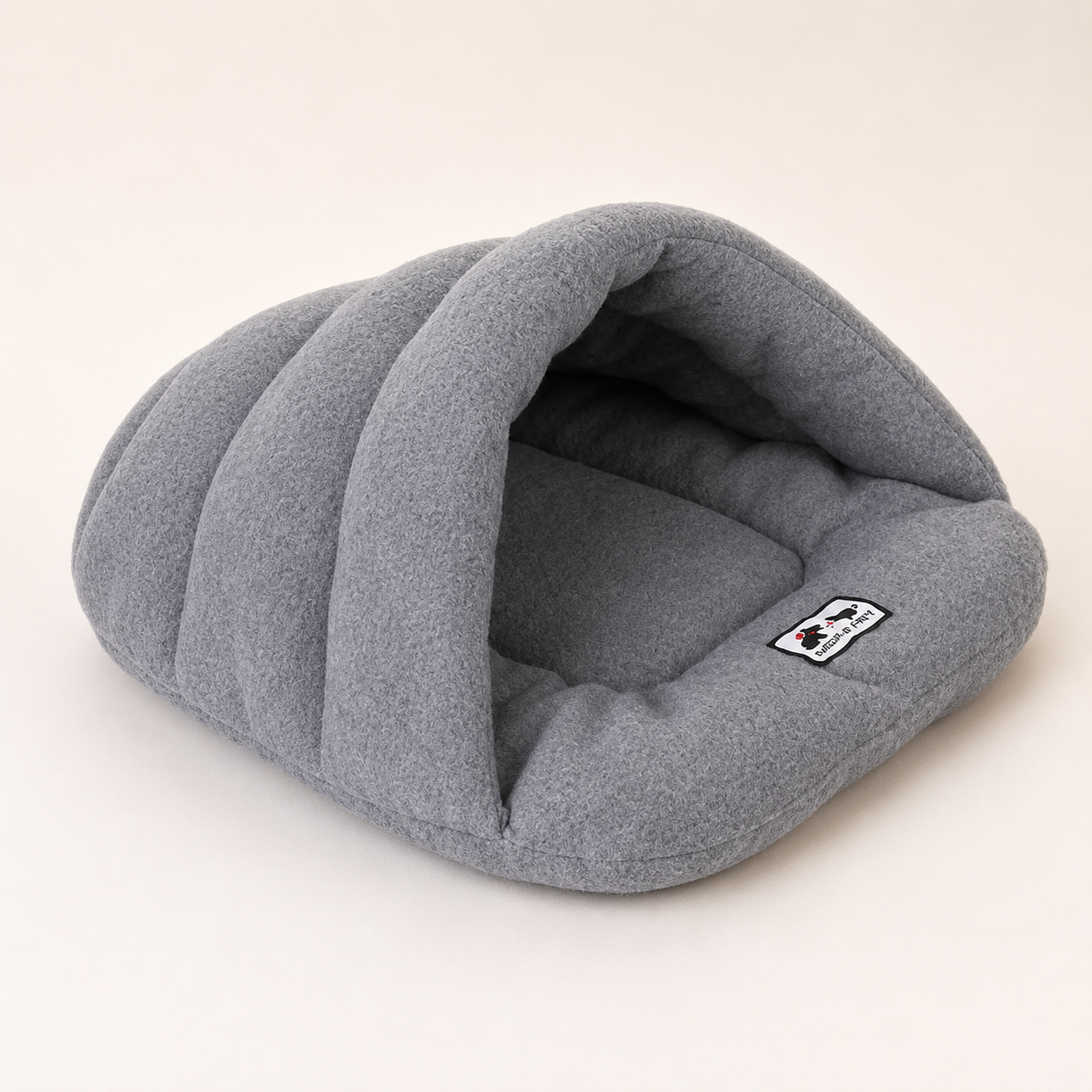 Cozy Cave Dog Bed | Covered Pet Bed for Cats & Small Dogs - Image 3