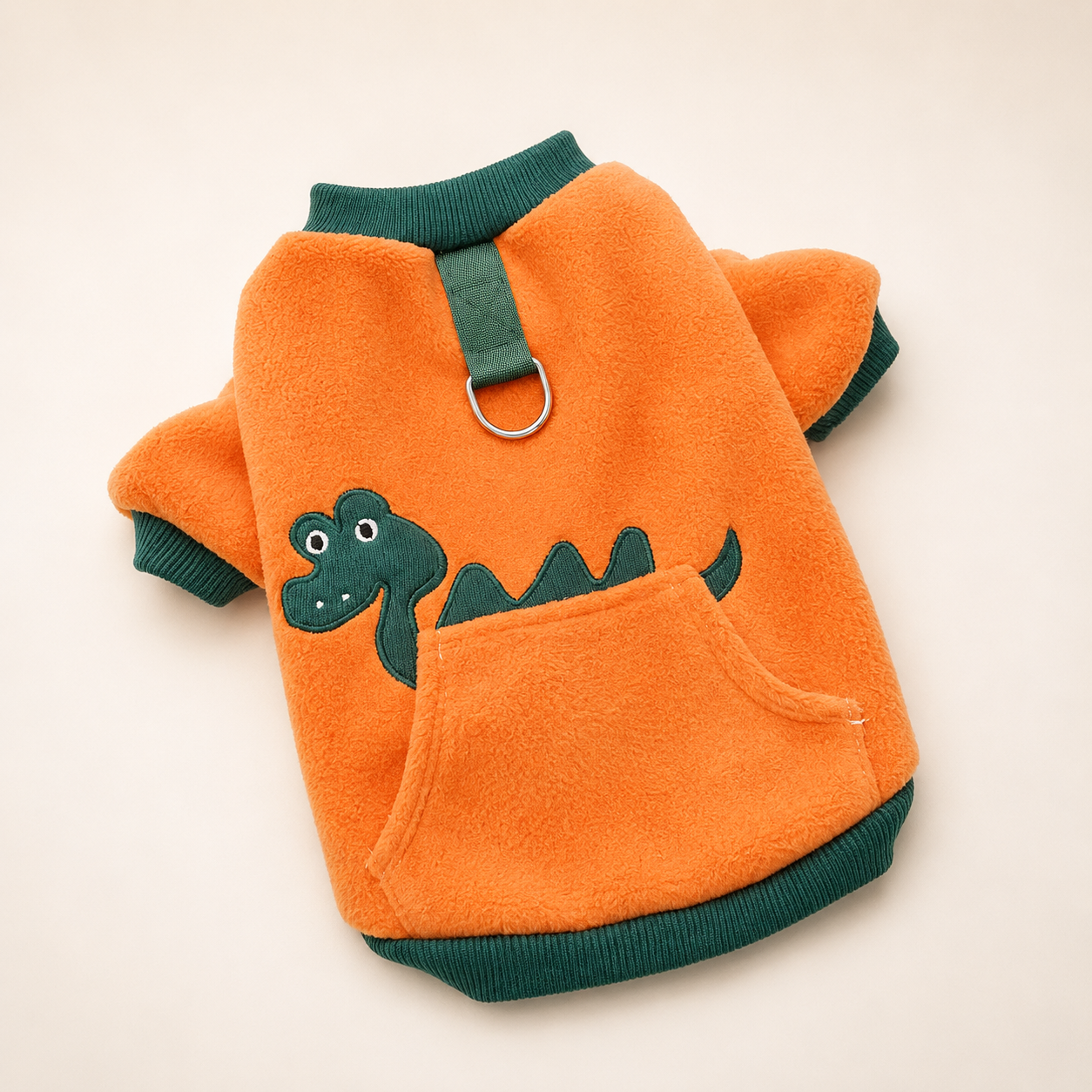 Dinosaur Dog Pullover Sweater with Cozy Pocket - Image 5