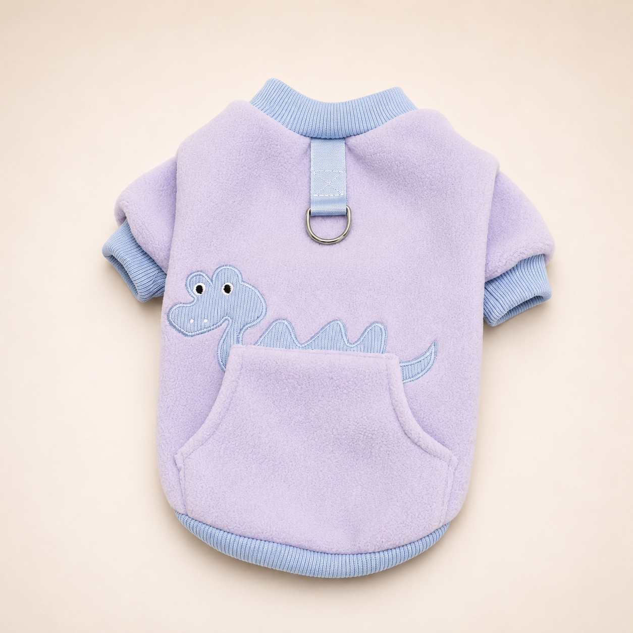 Dinosaur Dog Pullover Sweater with Cozy Pocket - Image 4