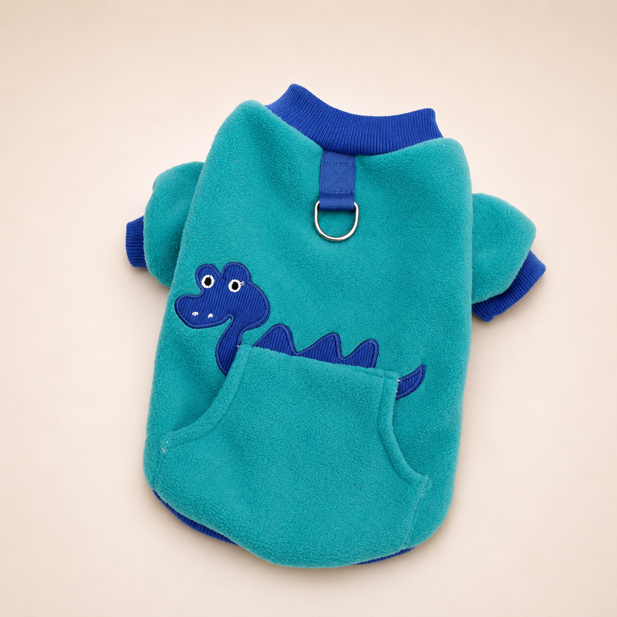 Dinosaur Dog Pullover Sweater with Cozy Pocket - Image 3