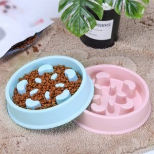 Anti-Choking Slow Feed Puzzle Bowl