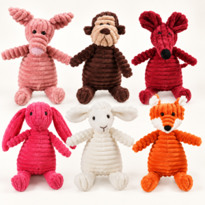 Squeaky Plush Animal Dog Chew Toy